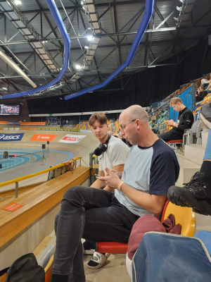 Jelmer samen met Marc de Vries (foto Oscar de Gauw)