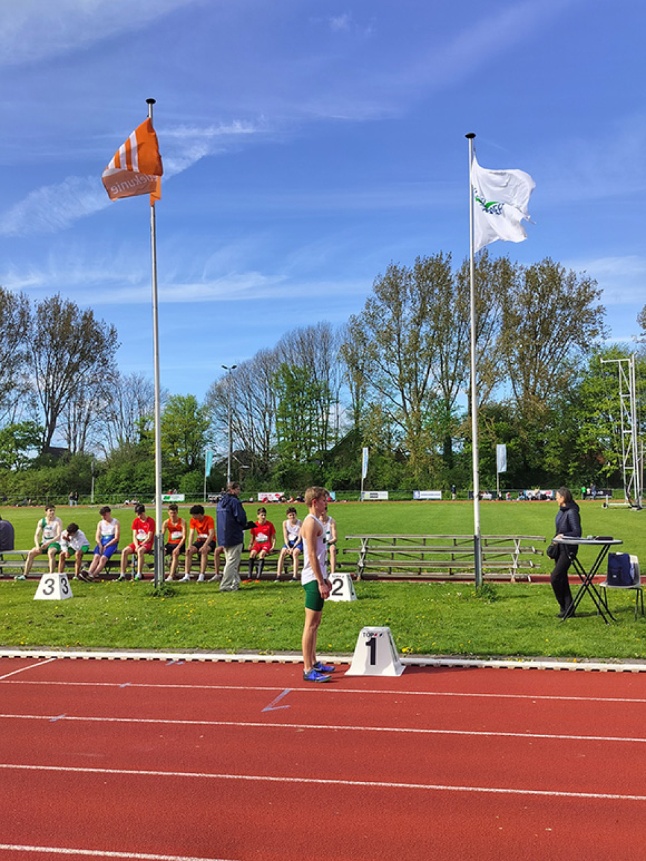 Kenji voor de 4x400
