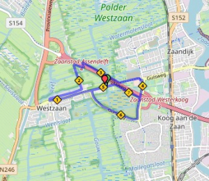 Rondje van 7,5K op afstandmeten.nl