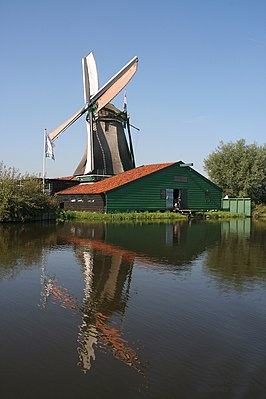 Papiermolen vanaf het water