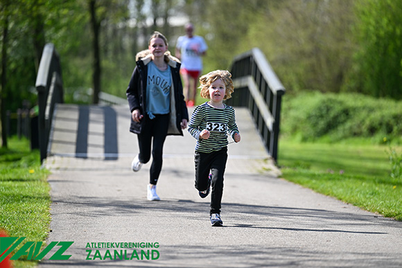 Eléne van der Poel, 1,8 km run